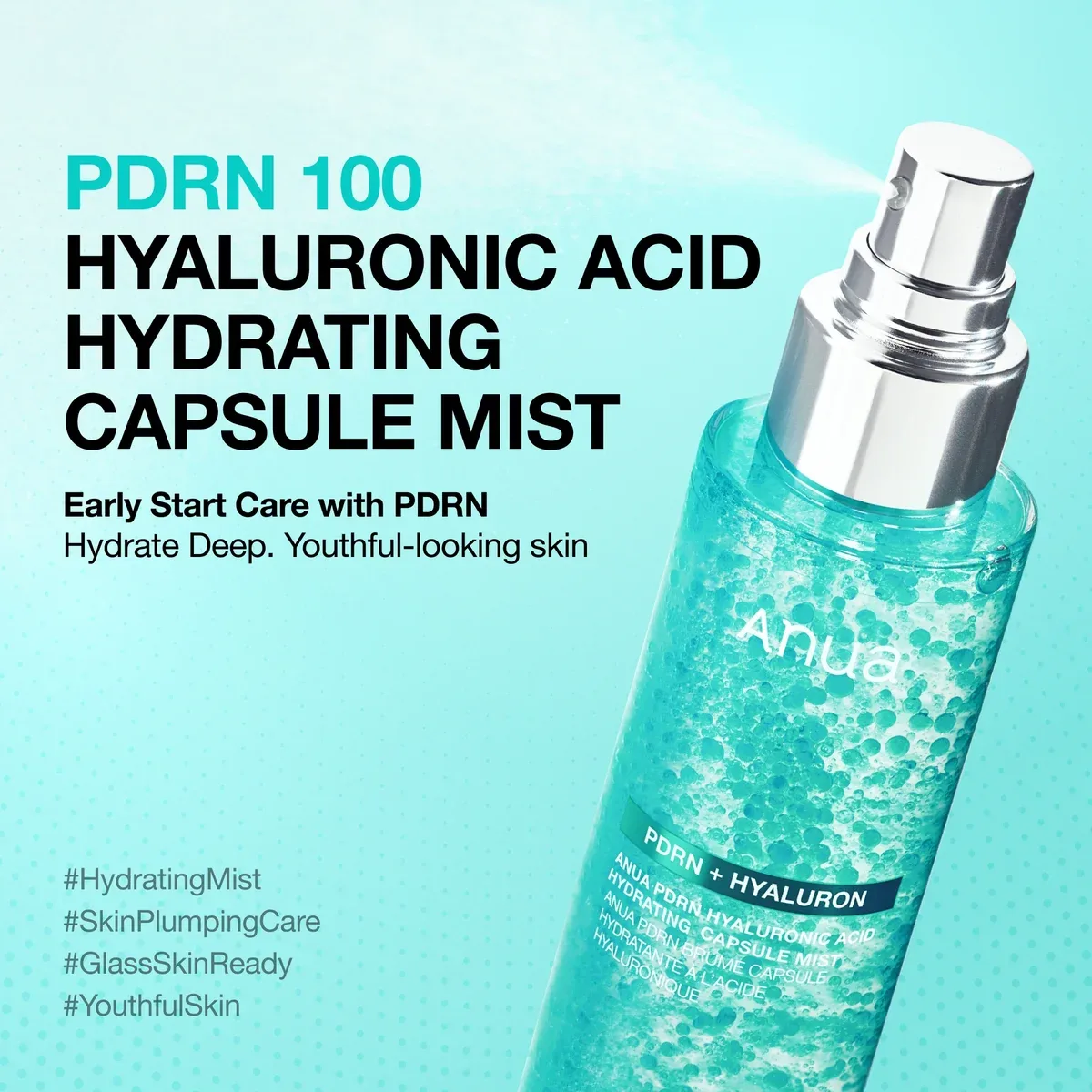 Anua — PDRN Hyaluronic Acid Hydrating Capsule Mist — 100 ml
