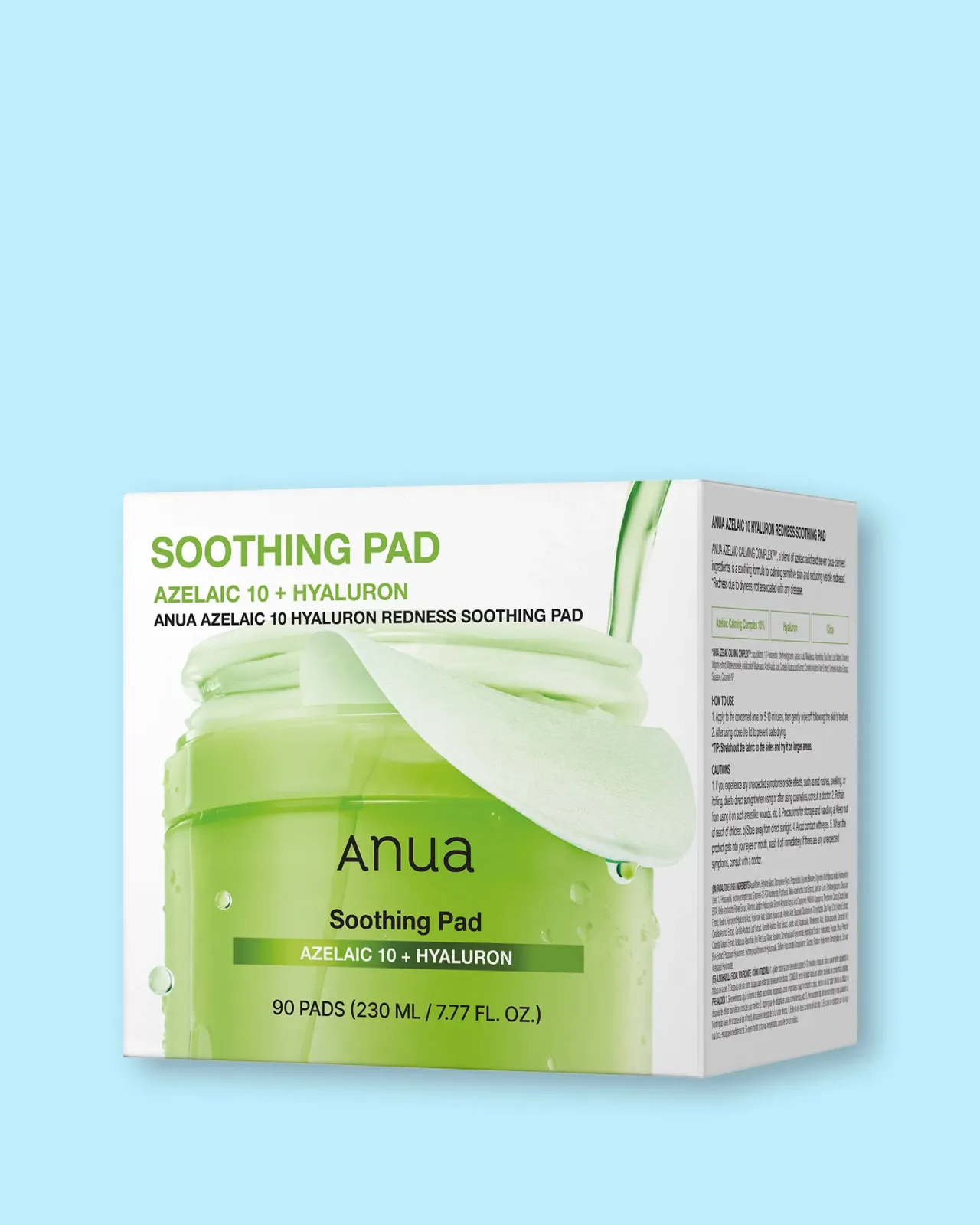 Anua Azelaic 10 Hyaluron Redness Soothing Pad